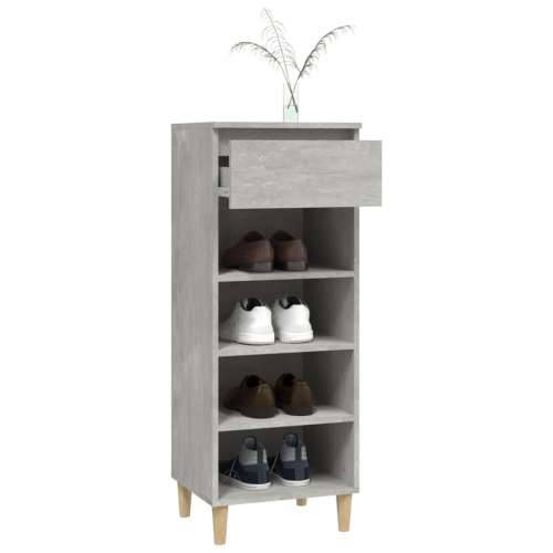 Ormarić za cipele boja betona 40x36x105 cm konstruirano drvo - Beton siva 1 Cijena