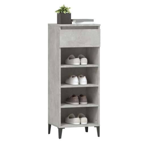 Stalak za cipele boja betona 40x36x105 cm konstruirano drvo - Beton siva 1 Cijena