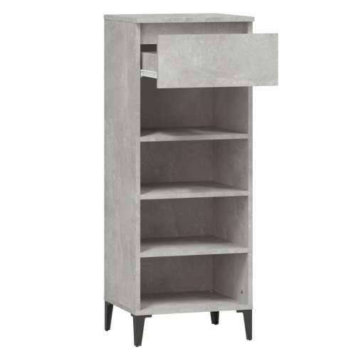 Stalak za cipele boja betona 40x36x105 cm konstruirano drvo - Beton siva 1 Cijena
