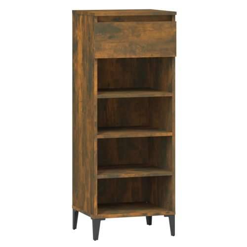 Stalak za cipele boja hrasta 40x36x105 cm konstruirano drvo - Dimljeni hrast 1 Cijena