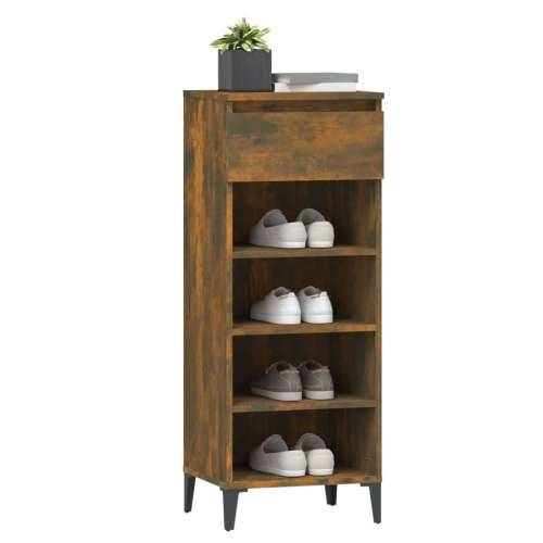 Stalak za cipele boja hrasta 40x36x105 cm konstruirano drvo - Dimljeni hrast 1 Cijena