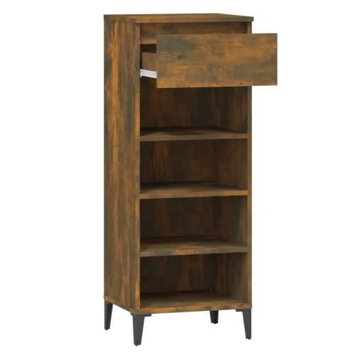 Stalak za cipele boja hrasta 40x36x105 cm konstruirano drvo - Dimljeni hrast 1 Cijena