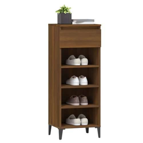Stalak za cipele boja hrasta 40x36x105 cm konstruirano drvo - Smeđi hrast 1 Cijena