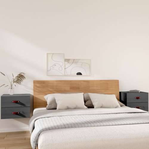 Zidni noćni ormarići 2 kom siva 50x36x40 cm - Siva 2 1 Cijena
