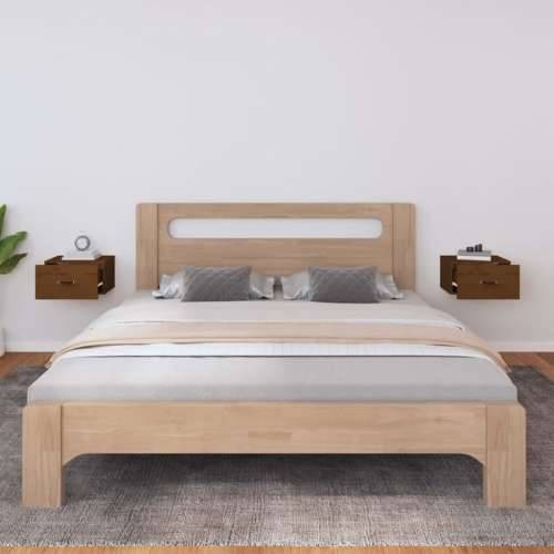 Zidni noćni ormarići 2 kom Smeđa boja meda 40 x 29,5 x 22 cm - boja meda 2 1 Cijena