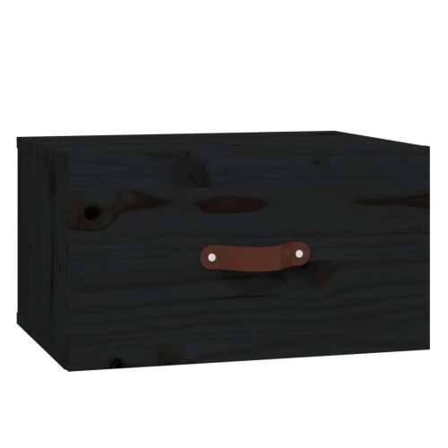 Zidni noćni ormarić Crna 40 x 29,5 x 22 cm - Crna 1 Cijena