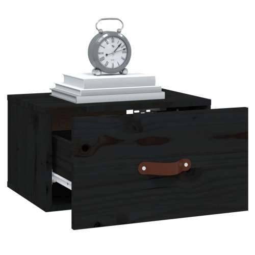 Zidni noćni ormarić Crna 40 x 29,5 x 22 cm - Crna 1 Cijena