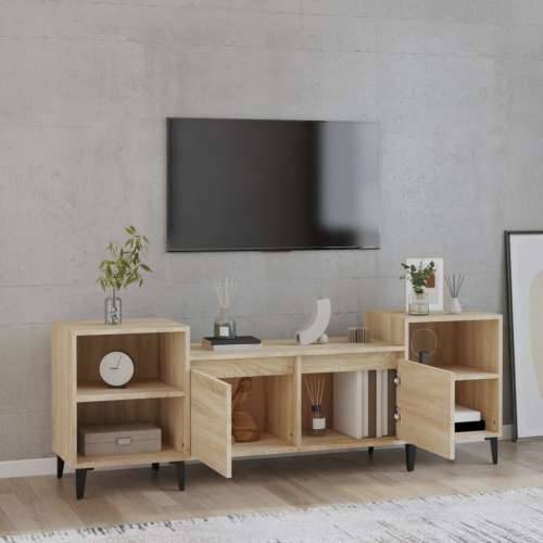 TV ormarić boja hrasta sonome 160x35x55 cm konstruirano drvo - sonoma hrast 1 Cijena