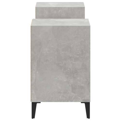 TV ormarić boja betona 160x35x55 cm od konstruiranog drva - Beton siva 1 Cijena