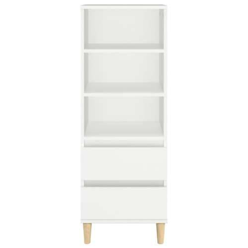 Visoka komoda bijela 40 x 36 x 110 cm od konstruiranog drva - Bijela 1 Cijena