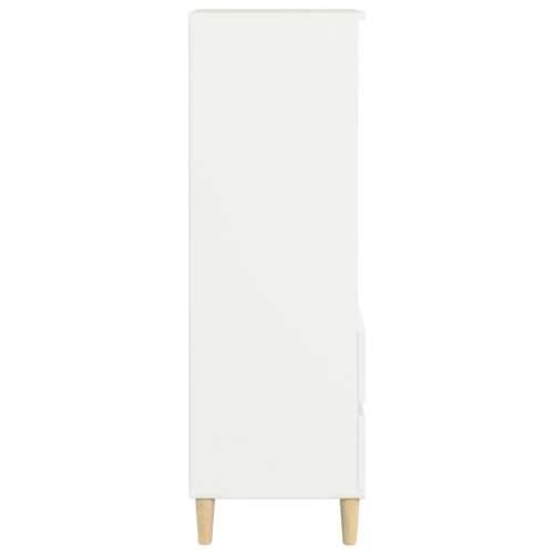 Visoka komoda bijela 40 x 36 x 110 cm od konstruiranog drva - Bijela 1 Cijena