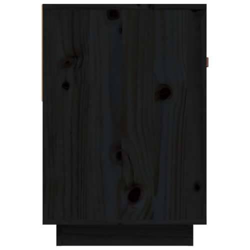 TV ormarić crni 90x40x60 cm od masivne borovine - Crna 1 Cijena