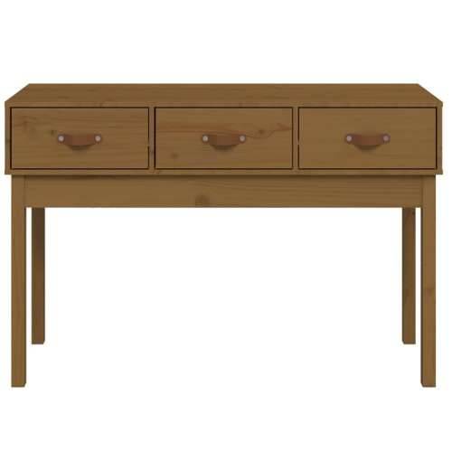 Konzolni stol boja meda 114x40x75 cm od masivne borovine - boja meda 1 114 cm Cijena