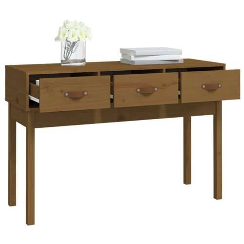 Konzolni stol boja meda 114x40x75 cm od masivne borovine - boja meda 1 114 cm Cijena