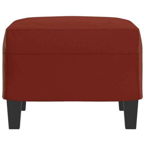 Tabure crvena boja vina 60 x 50 x 41 cm od umjetne kože - boja crnog vina 60 x 50 x 41 cm 1 Cijena