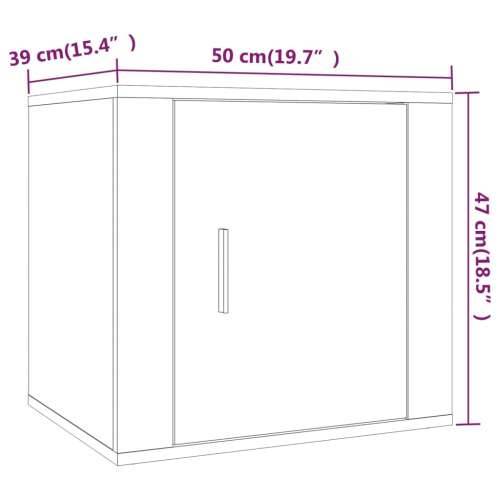 Noćni ormarić siva boja betona 50x39x47 cm - Beton siva 1 Cijena
