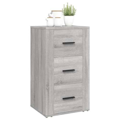 Komoda boja sivog hrasta 40 x 33 x 70 cm od konstruiranog drva - Sivi hrast sonoma 1 Cijena