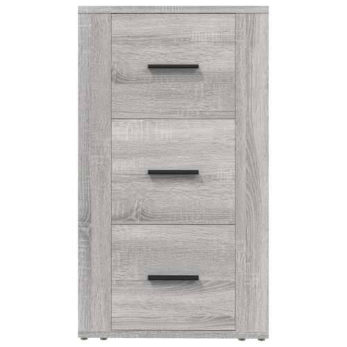 Komoda boja sivog hrasta 40 x 33 x 70 cm od konstruiranog drva - Sivi hrast sonoma 1 Cijena
