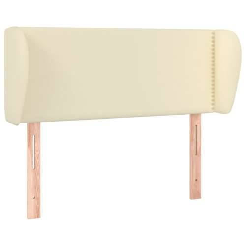 Uzglavlje s ušima krem 103x23x78/88 cm od od umjetne kože - Krema 103 x 23 x 78/88 cm 1 Cijena