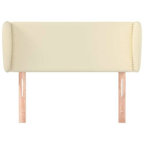 Uzglavlje s ušima krem 103x23x78/88 cm od od umjetne kože - Krema 103 x 23 x 78/88 cm 1 Cijena