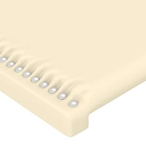 Uzglavlje s ušima krem 103x23x78/88 cm od od umjetne kože - Krema 103 x 23 x 78/88 cm 1 Cijena