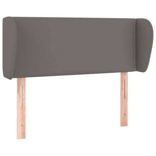 Uzglavlje s ušima sivo 103x23x78/88 cm od umjetne kože - Siva 103 x 23 x 78/88 cm 1 Cijena