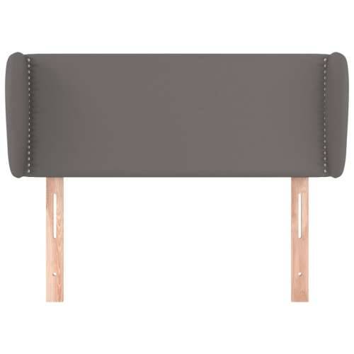 Uzglavlje s ušima sivo 103x23x78/88 cm od umjetne kože - Siva 103 x 23 x 78/88 cm 1 Cijena