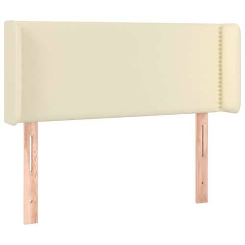 Uzglavlje s ušima krem 103x16x78/88 cm od od umjetne kože - Krema 103 x 16 x 78/88 cm 1 Cijena