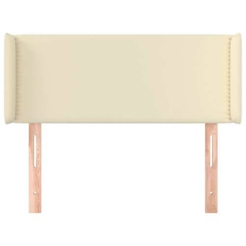 Uzglavlje s ušima krem 103x16x78/88 cm od od umjetne kože - Krema 103 x 16 x 78/88 cm 1 Cijena