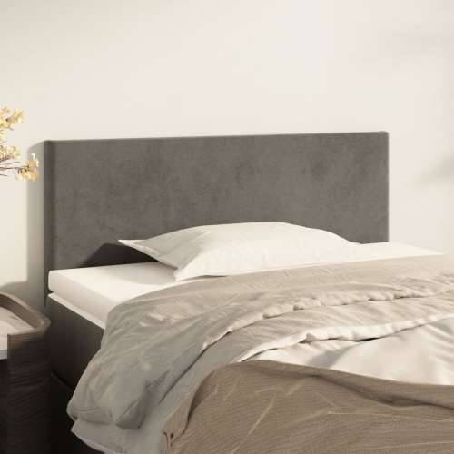 Uzglavlje tamnosivo 80 x 5 x 78/88 cm baršunasto - Tamno siva 80 cm 1 Nisko Cijena