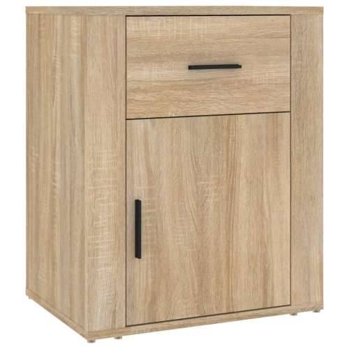 Noćni ormarić boja hrasta 50 x 36 x 60 cm od konstruiranog drva - sonoma hrast 1 Cijena