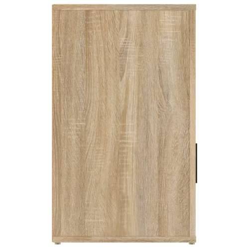 Noćni ormarić boja hrasta 50 x 36 x 60 cm od konstruiranog drva - sonoma hrast 1 Cijena