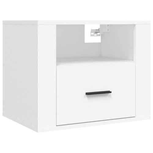 Zidni noćni ormarići 2 kom bijeli 50 x 36 x 40 cm - Bijela 2 Cijena