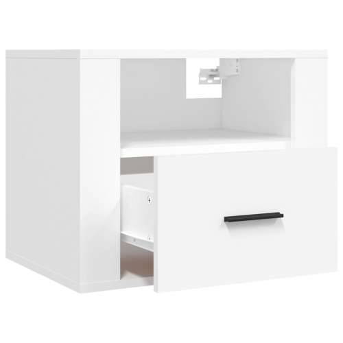 Zidni noćni ormarići 2 kom bijeli 50 x 36 x 40 cm - Bijela 2 Cijena