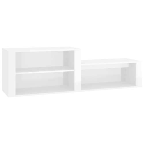 Ormarić za cipele sjajni bijeli 150x35x45 cm konstruirano drvo - Visoko sjajno bijela 1 Cijena