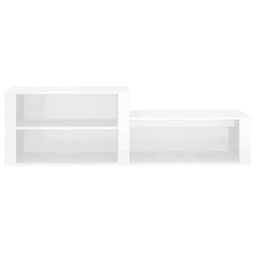 Ormarić za cipele sjajni bijeli 150x35x45 cm konstruirano drvo - Visoko sjajno bijela 1 Cijena