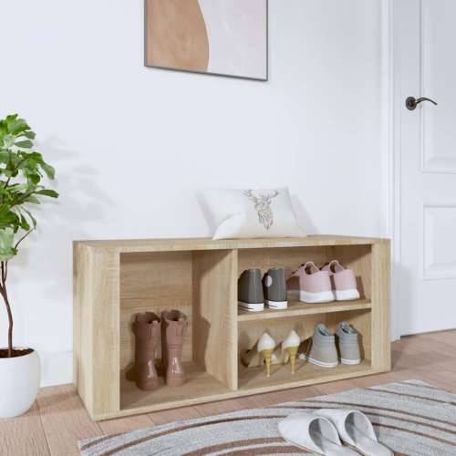 Ormarić za cipele boja hrasta 100x35x45 cm konstruirano drvo - sonoma hrast 1 Cijena