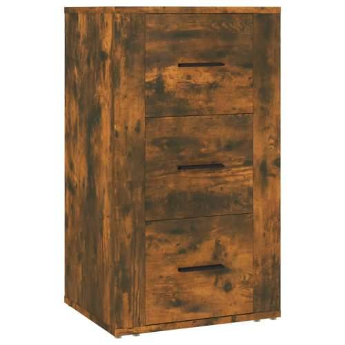 Komoda boja dimljenog hrasta 40 x 33 x 70 cm konstruirano drvo - Dimljeni hrast 1 Cijena