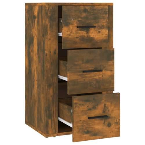 Komoda boja dimljenog hrasta 40 x 33 x 70 cm konstruirano drvo - Dimljeni hrast 1 Cijena