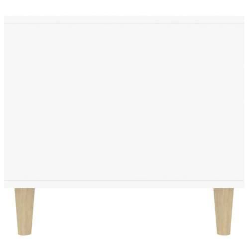 Stolić za kavu sjajni bijeli 90 x 49 x 45 cm konstruirano drvo - Visoko sjajno bijela 1 Cijena