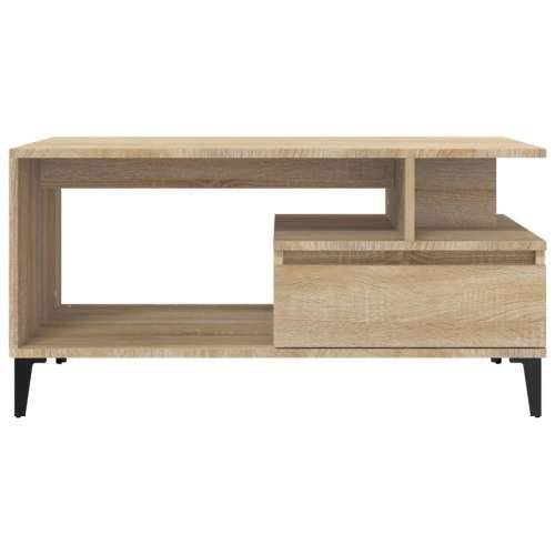 Stolić za kavu boja hrasta 90x49x45 cm konstruirano drvo - sonoma hrast 1 Cijena