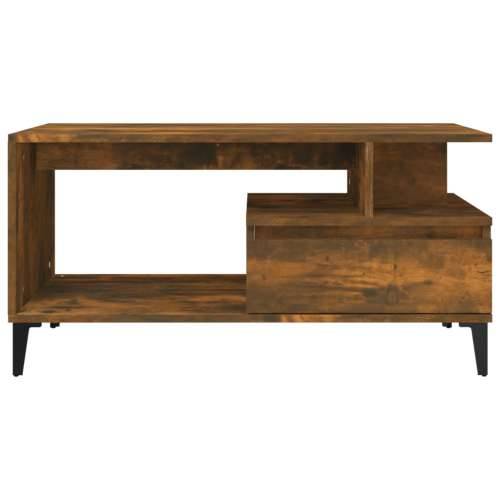 Stolić za kavu boja hrasta 90x49x45 cm konstruirano drvo - Dimljeni hrast 1 Cijena