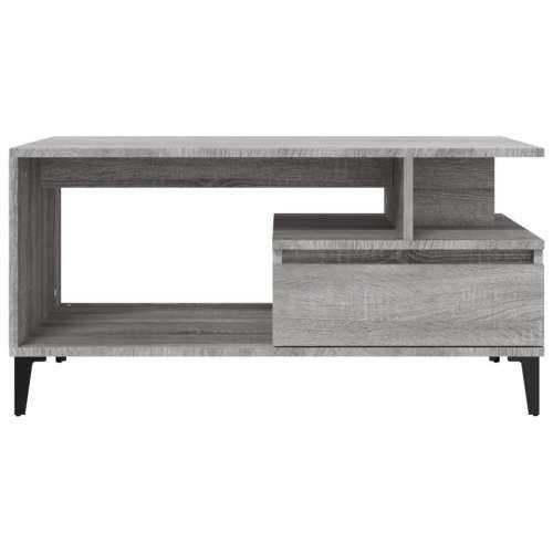 Stolić za kavu boja sivog hrasta 90x49x45 cm konstruirano drvo - Sivi hrast sonoma 1 Cijena