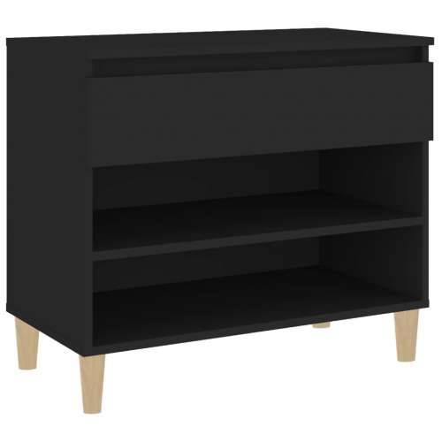 Ormarić za cipele crni 70 x 36 x 60 cm od konstruiranog drva - Crna 1 Cijena