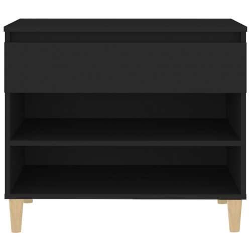 Ormarić za cipele crni 70 x 36 x 60 cm od konstruiranog drva - Crna 1 Cijena