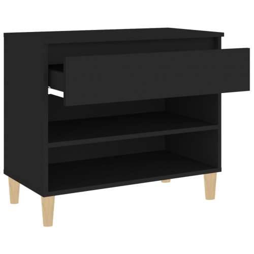Ormarić za cipele crni 70 x 36 x 60 cm od konstruiranog drva - Crna 1 Cijena