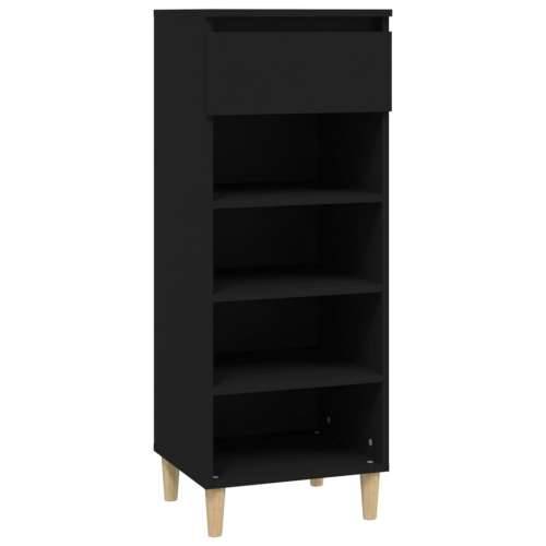 Ormarić za cipele crni 40 x 36 x 105 cm od konstruiranog drva - Crna 1 Cijena