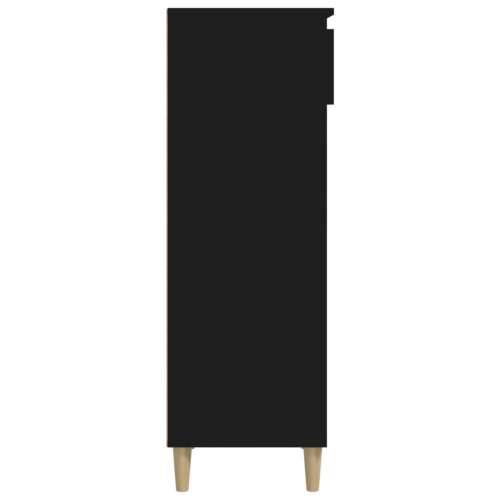 Ormarić za cipele crni 40 x 36 x 105 cm od konstruiranog drva - Crna 1 Cijena