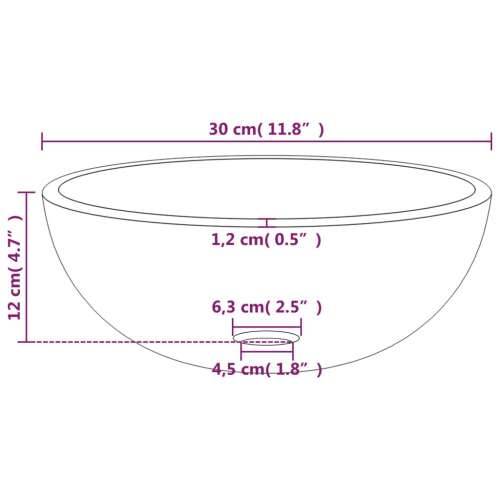 Lavabo - Umivaonik od kaljenog stakla 30 x 12 cm crni - Crna 30 x 12 cm Cijena