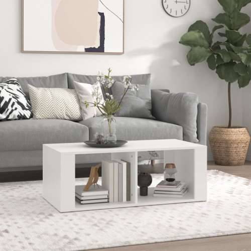 Stolić za kavu bijeli 100 x 50 x 36 cm od konstruiranog drva - Bijela 1 Cijena